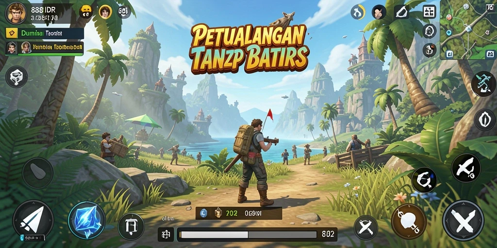 Gambaran gameplay Open World yang menakjubkan dalam 888IDR.