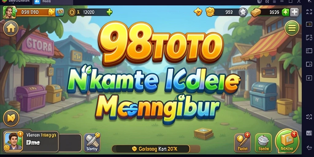 Tangkapan layar 98TOTO menunjukkan gameplay santai dan menarik dari game Idle.