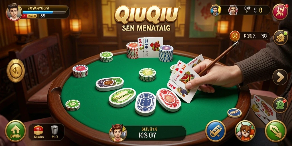 Screenshot gameplay QiuQiu yang menarik dari BIWIN.