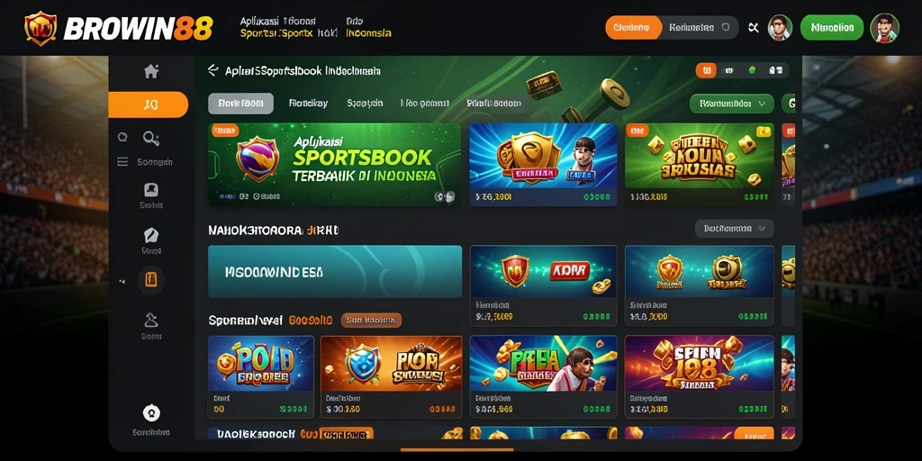 Tampilan menarik dari gameplay BROWIN88 dengan berbagai pilihan taruhan.