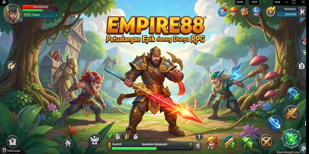 Tampilan gameplay EMPIRE88 yang menawan dengan aksi RPG seru.