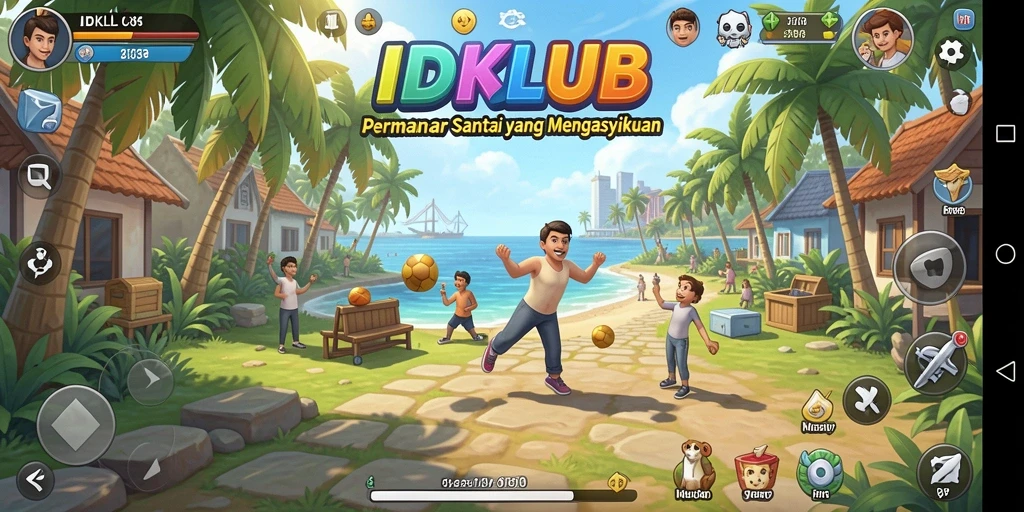 Tampilan gameplay seru dan interaktif di IDKLUB.