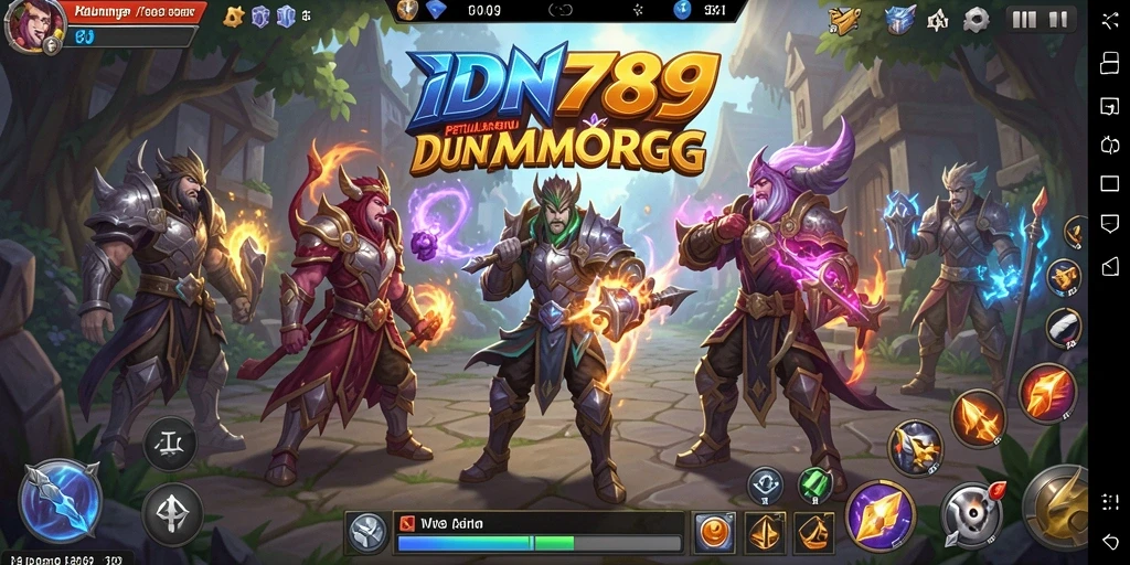 Screenshot gameplay menampilkan aksi epik dalam IDN789.