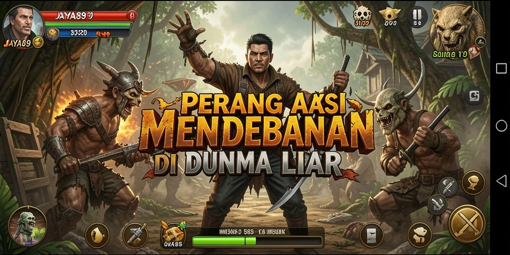 Tampilan menarik dari gameplay aksi JAYA89 dengan pertarungan yang mendebarkan.