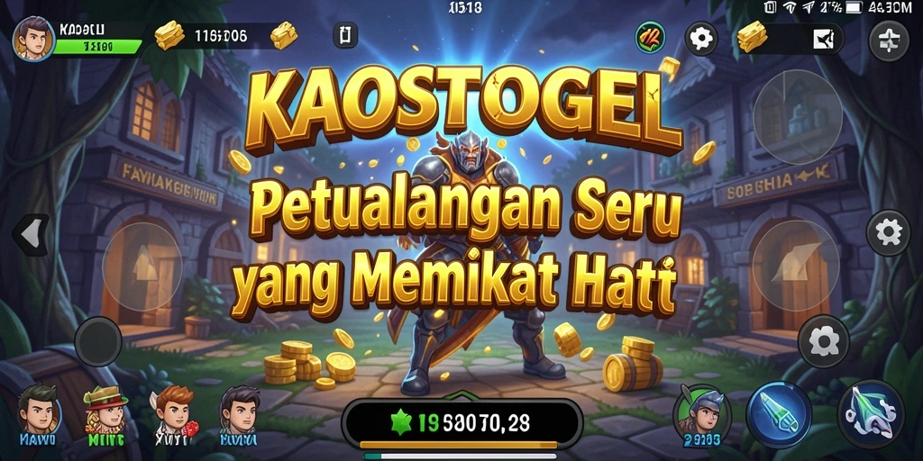 Gambar Gameplay KAOSTOGEL yang penuh petualangan seru.