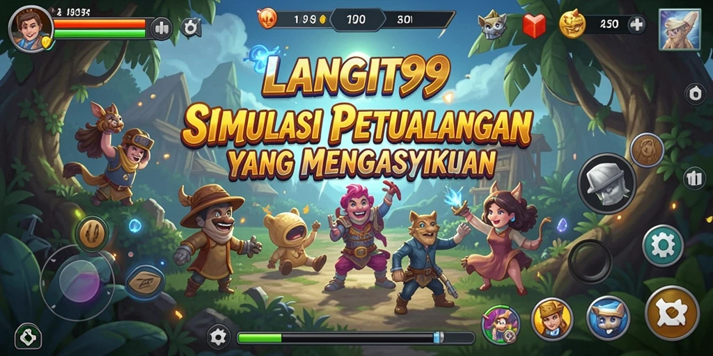 Tampilan gameplay menarik di LANGIT99 dengan grafis yang memukau.