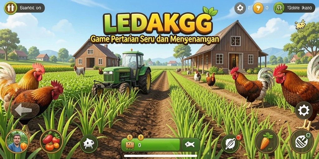 Tampilan gameplay LEDAKGG yang menarik dan interaktif.