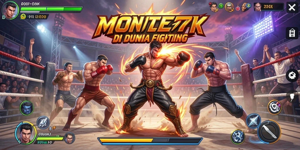 Tampilan gameplay MONTE77 yang mendebarkan dan penuh aksi.