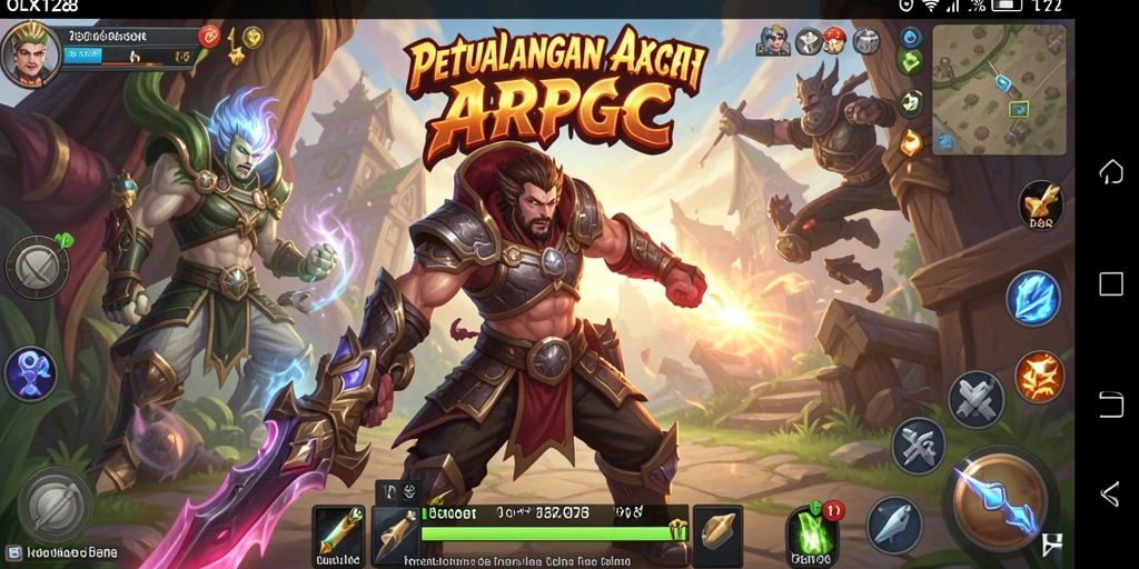 Gameplay aksi seru OLX128 yang mengasyikkan.