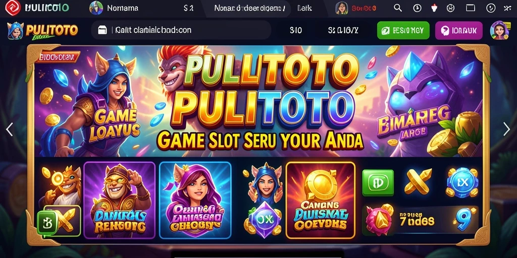 Tampilan gameplay yang mengasyikkan dalam PULITOTO.