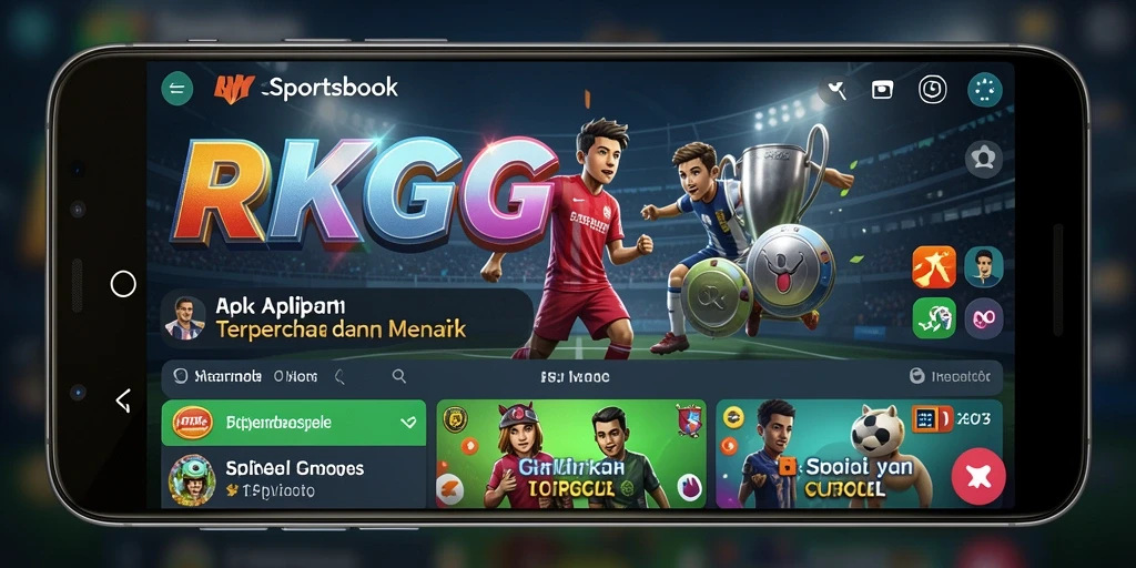 Tampilan gameplay RKGG dengan berbagai pilihan taruhan olahraga.
