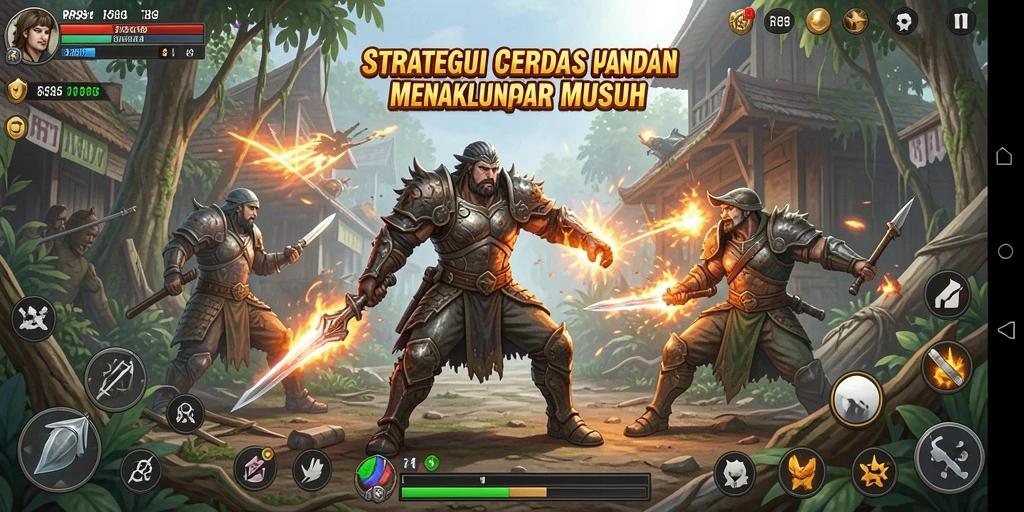 Tampilan gameplay RR89 yang menegangkan dalam pertempuran strategi.