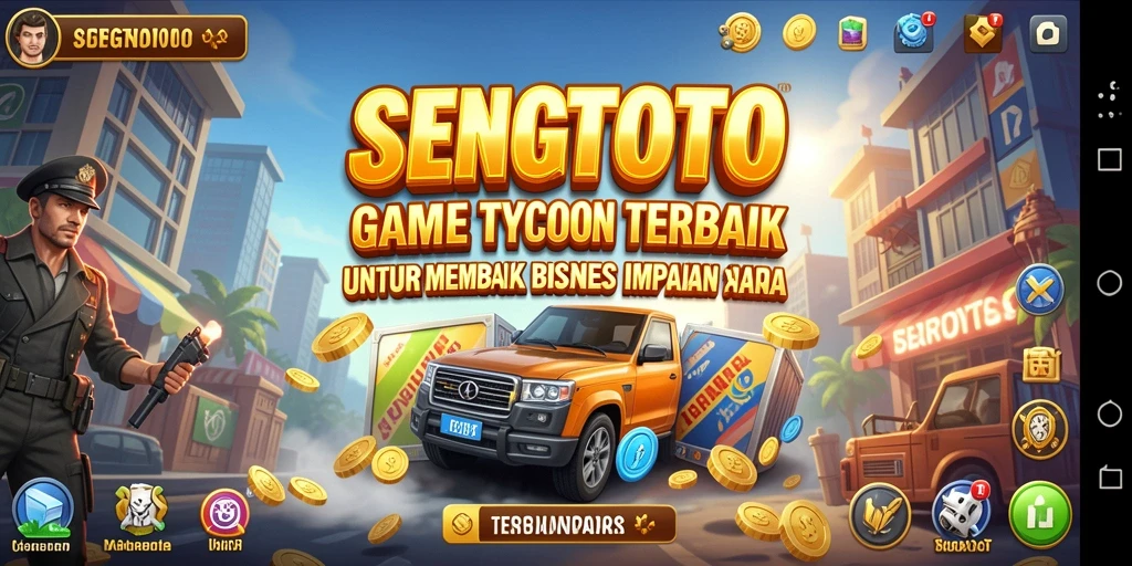 Tampilan menarik gameplay SENGTOTO dengan elemen Tycoon yang menantang.