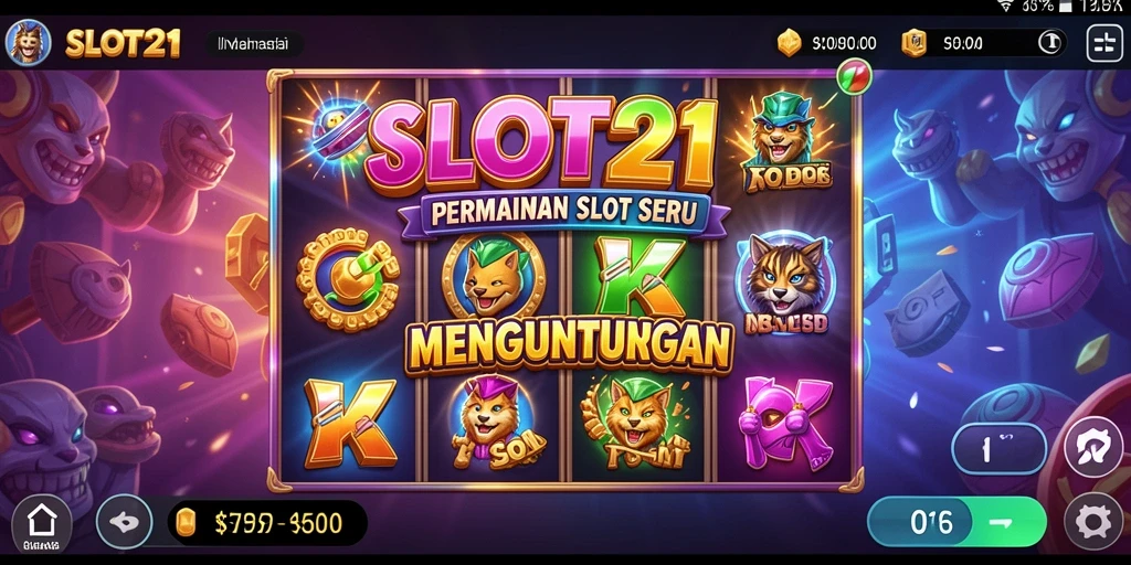 Tampilan menarik dari gameplay SLOT21 yang memikat pemain.