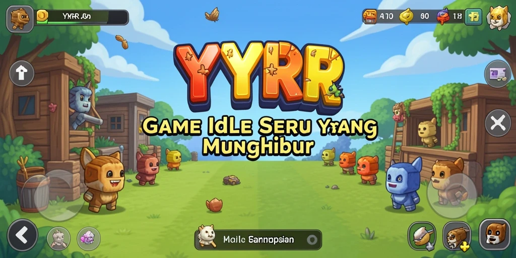 Tampilan gameplay Idle yang menarik dan interaktif dari YYRR.